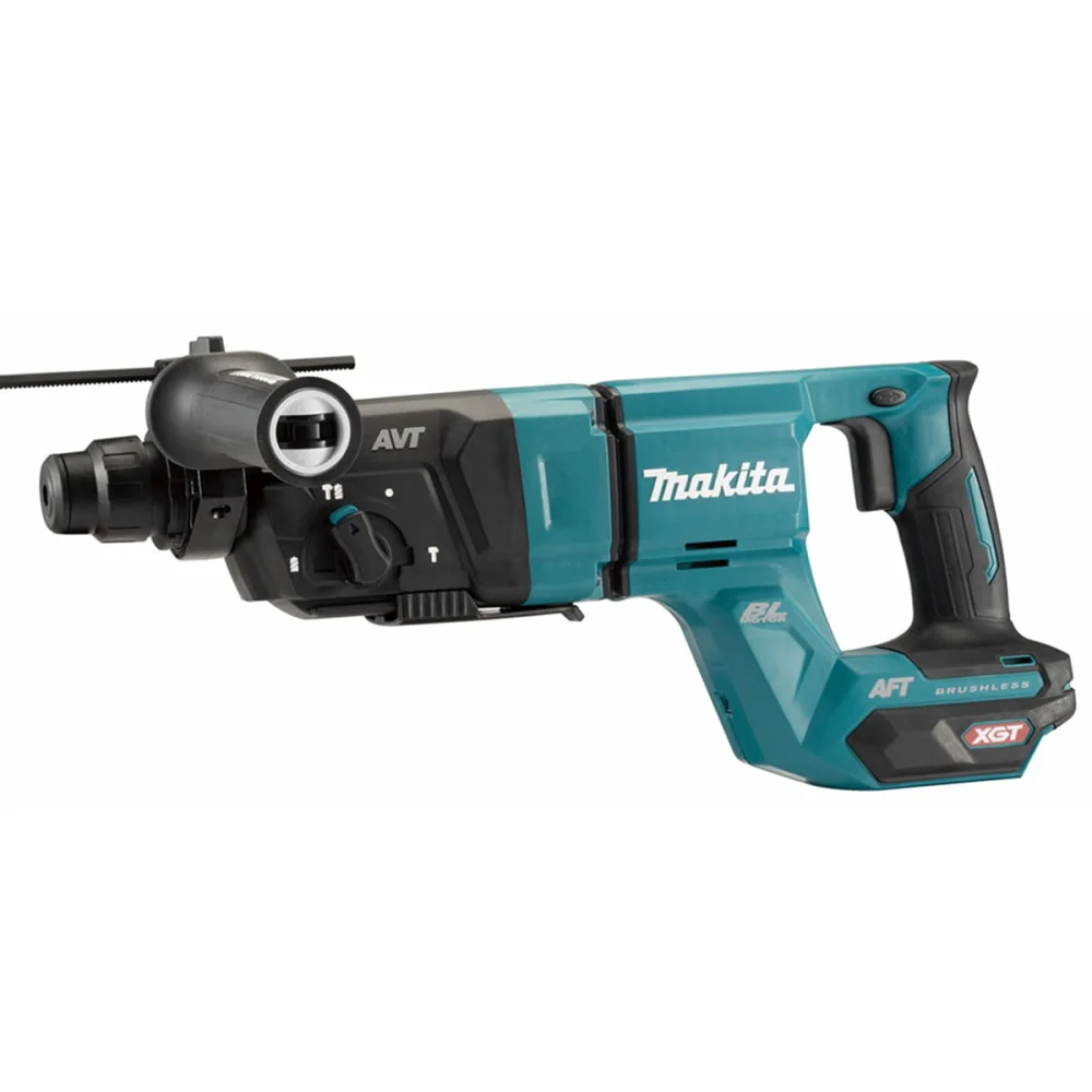 Kit Martelete Combinado 28mm HR007GZ Makita e Bateria 40V 4.0Ah Carregador