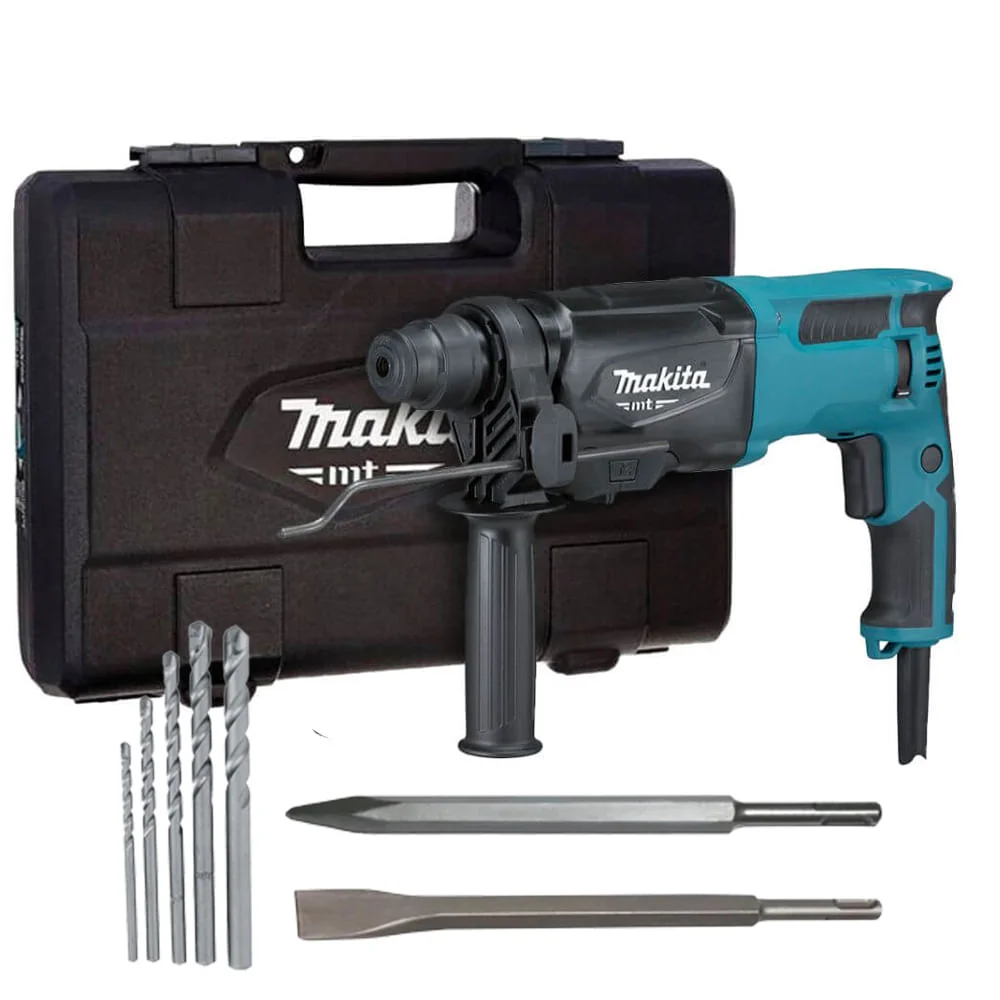 Kit Martelete Combinado 800W M8701B Makita e 5 Brocas e Talhadeira e Ponteira