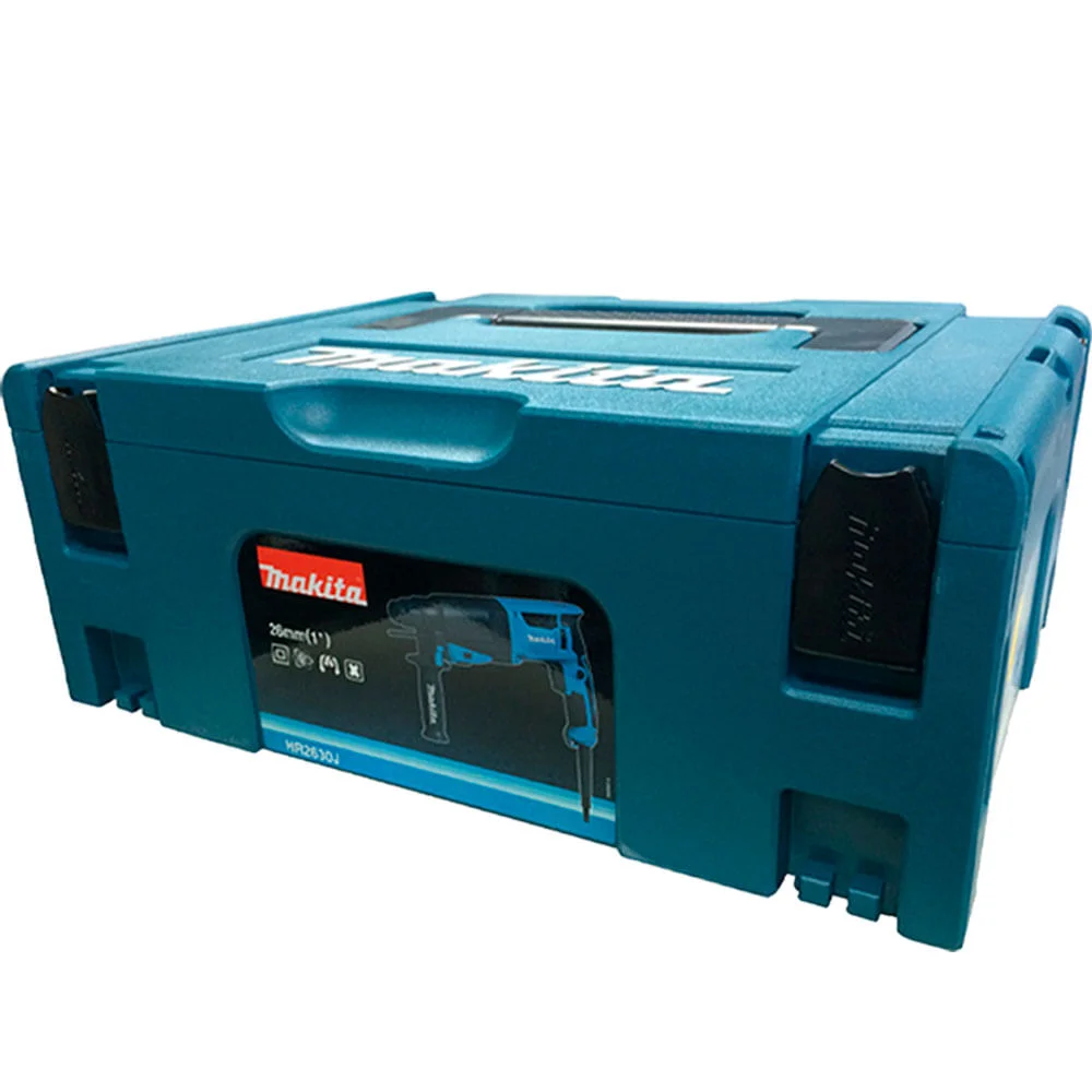 Kit Martelete Combinado 830 Watts HR2630J Makita e Maleta e Óculos de Segurança