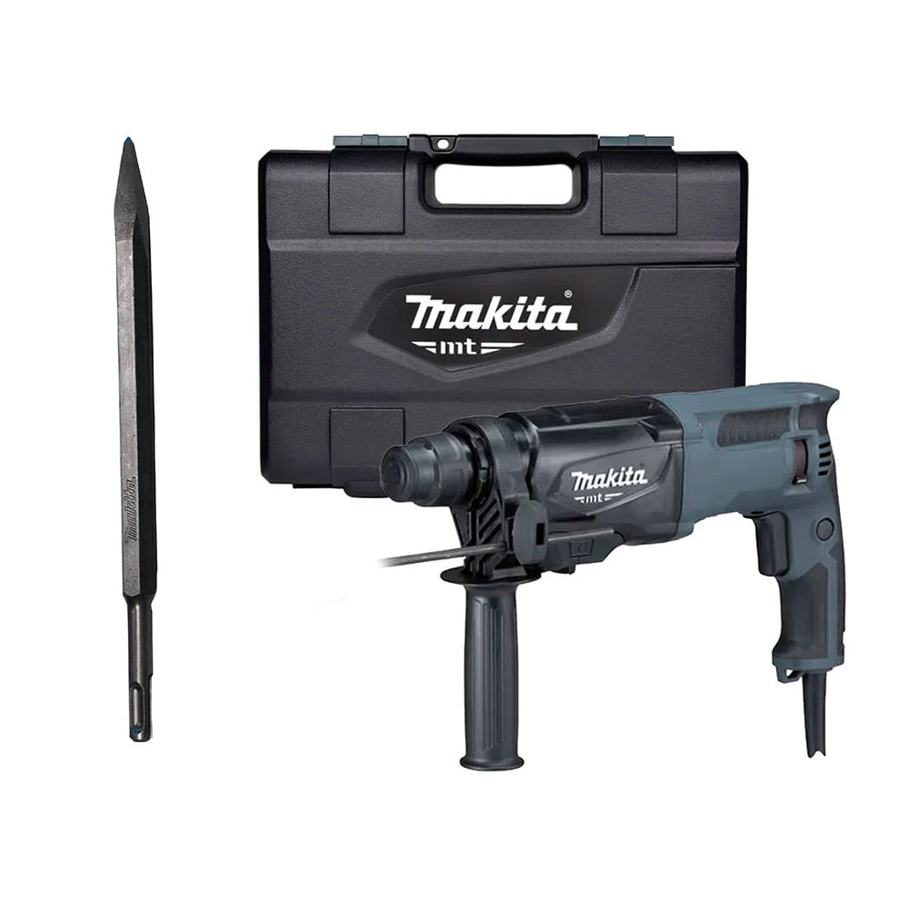 Kit Martelete Combinado com Encaixe SDS PLUS 800W M8701G Makita e Ponteira