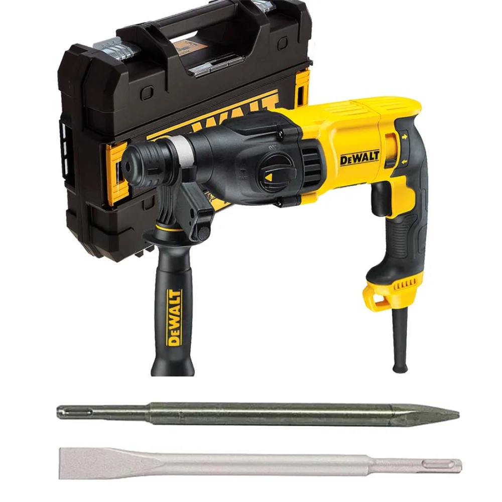 Kit Martelete Perfurador Rompedor D25133K DeWalt e Ponteira e Talhadeira