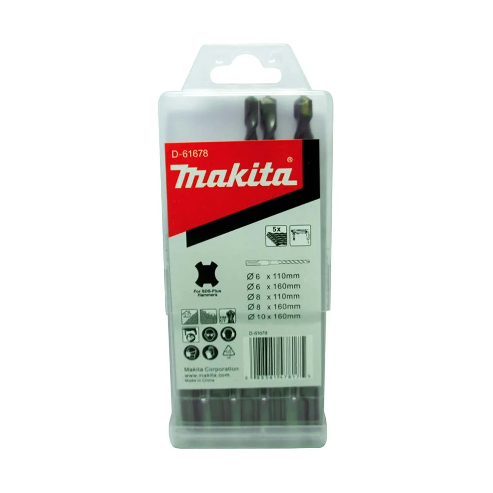 Kit Martelete Rotativo HR140DZ Makita 2 Baterias e Carregador e Brocas e Maleta