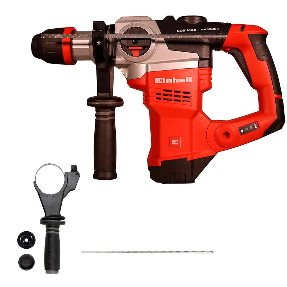 Kit Martelete Rotativo Rompedor 1050W TE-RH 38 Einhell e Ponteira e Talhadeira