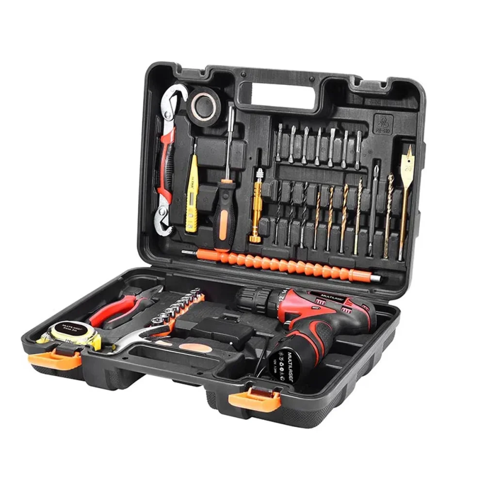 Kit Oficina com Parafusadeira à Bateria 12V e Acessórios HO073 Multilaser