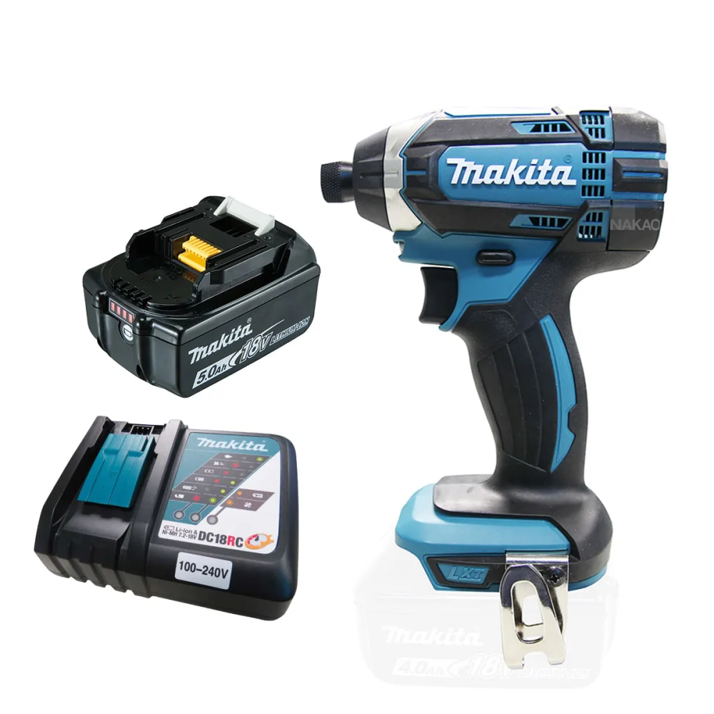 Kit Parafusadeira de Impacto à Bateria 18V DTD152Z Makita e Bateria e Carregador