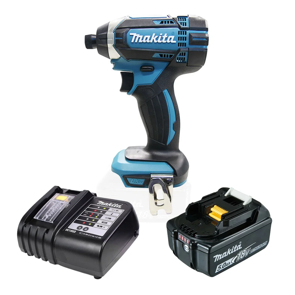Kit Parafusadeira de Impacto à Bateria 18V DTD152Z Makita e Bateria e Carregador