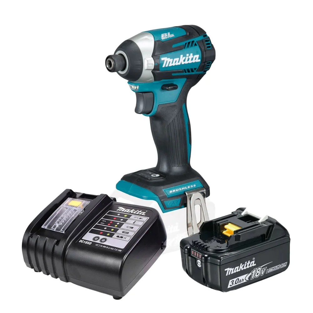 Kit Parafusadeira de Impacto à Bateria DTD154Z Makita Bateria 18V e Carregador