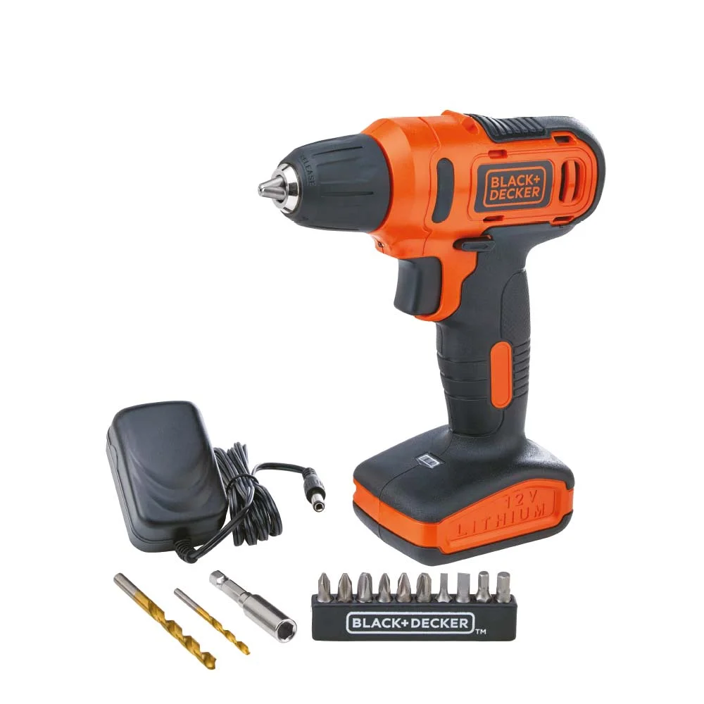 Kit Parafusadeira e Furadeira 3/8POl 12V com 13Acessórios LD12SP-BR BlackDecker