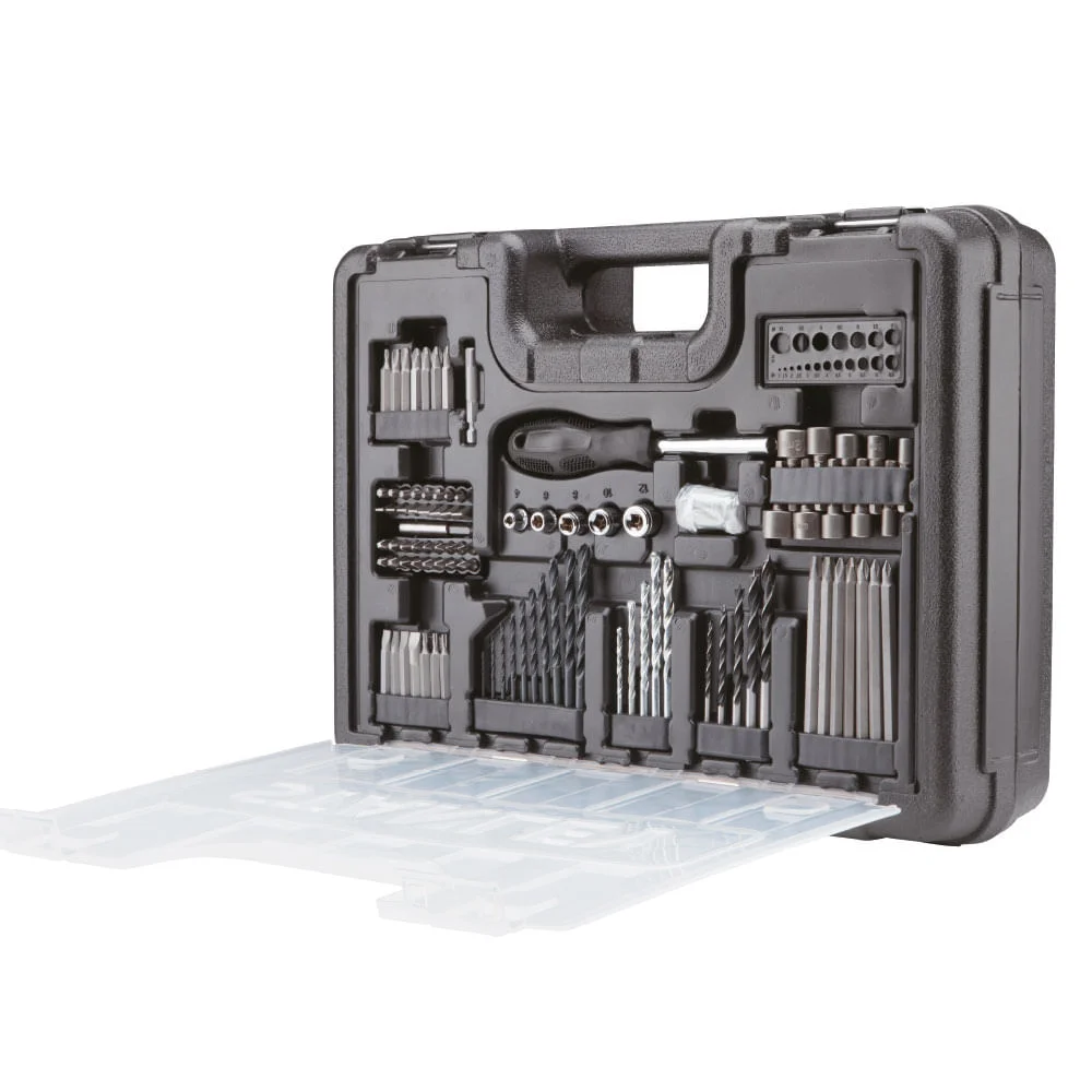 Kit Parafusadeira e Furadeira à Bateria e Maleta com 100 Acessórios SCD12S2KA-BR Stanley Bivolt