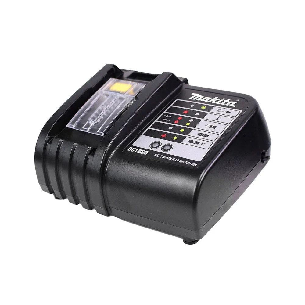 Kit Parafusadeira e Furadeira DHP482Z Makita e Bateria 18V e Carregador e Bolsa