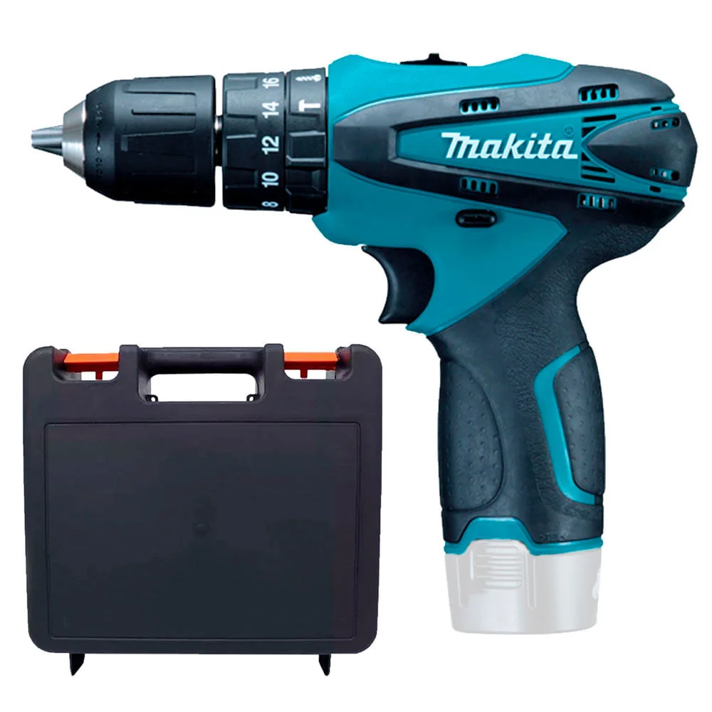 Kit Parafusadeira Furadeira à BateriaNão acompanha12V HP330DZ Makita e Maleta