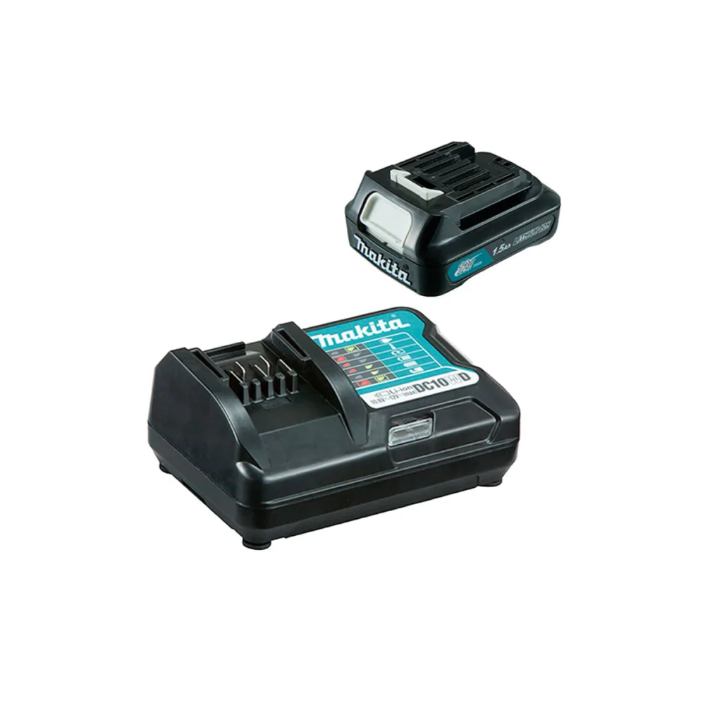 Kit Parafusadeira Furadeira de Impacto à Bateria 12V HP333DWYX3 Makita e Brinde