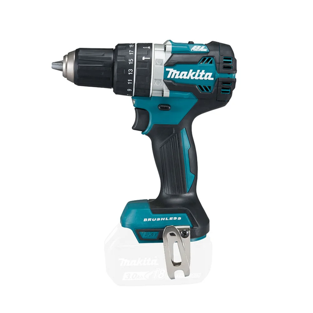 Kit Parafusadeira Furadeira de Impacto DHP484Z Makita e Bateria 18V e Carregador