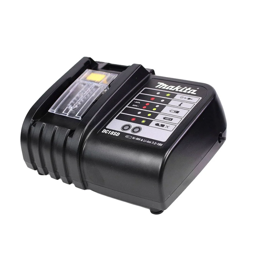 Kit Parafusadeira Furadeira de Impacto HP482Z Makita e Bateria 18V e Carregador