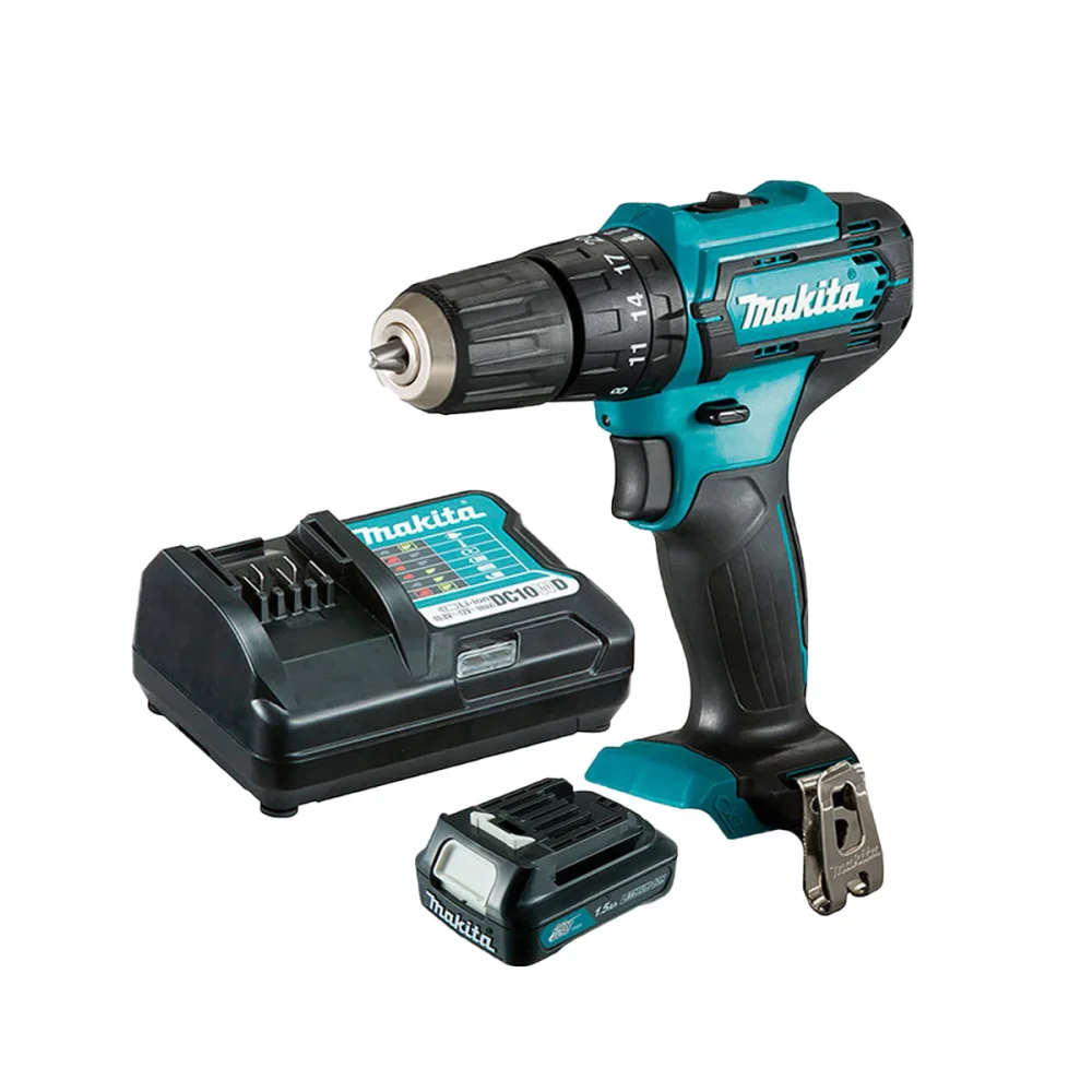 Kit Parafusadeira Furadeira HP333DWYX3 Makita e Bolsa de Lona para Ferramentas