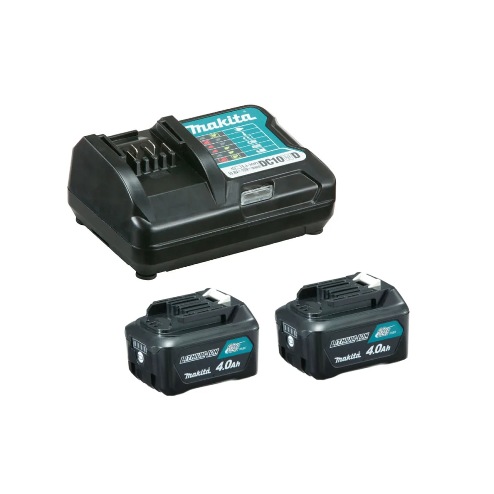 Kit Parafusadeira Furadeira Impacto HP333DZ Makita e 2 Baterias 4.0Ah e Carregador