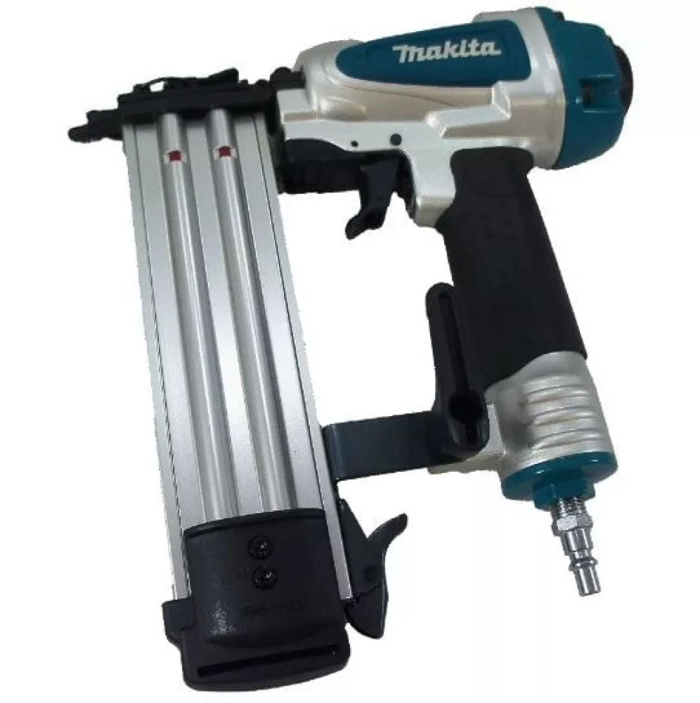 Kit Pinador Pneumático AF505N Makita e Óculos de Segurança Lente Âmbar
