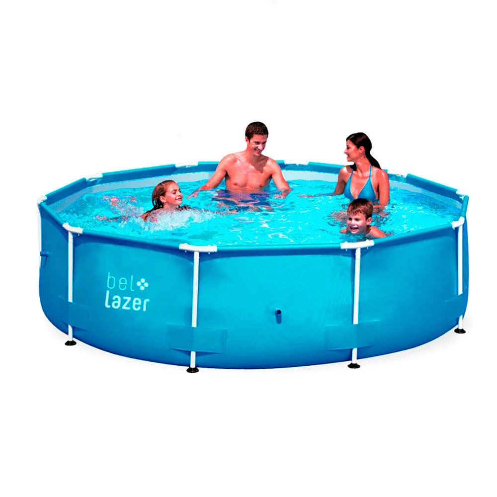 Kit Piscina 7000L e Cobertura e Lona 510100 Belfix e Colete Inflável 1822