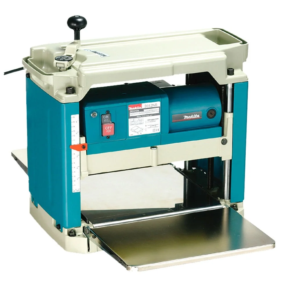 Kit Plaina Desengrosso 2012NB Makita e Faca para Desengrosso e Coletor de Pó