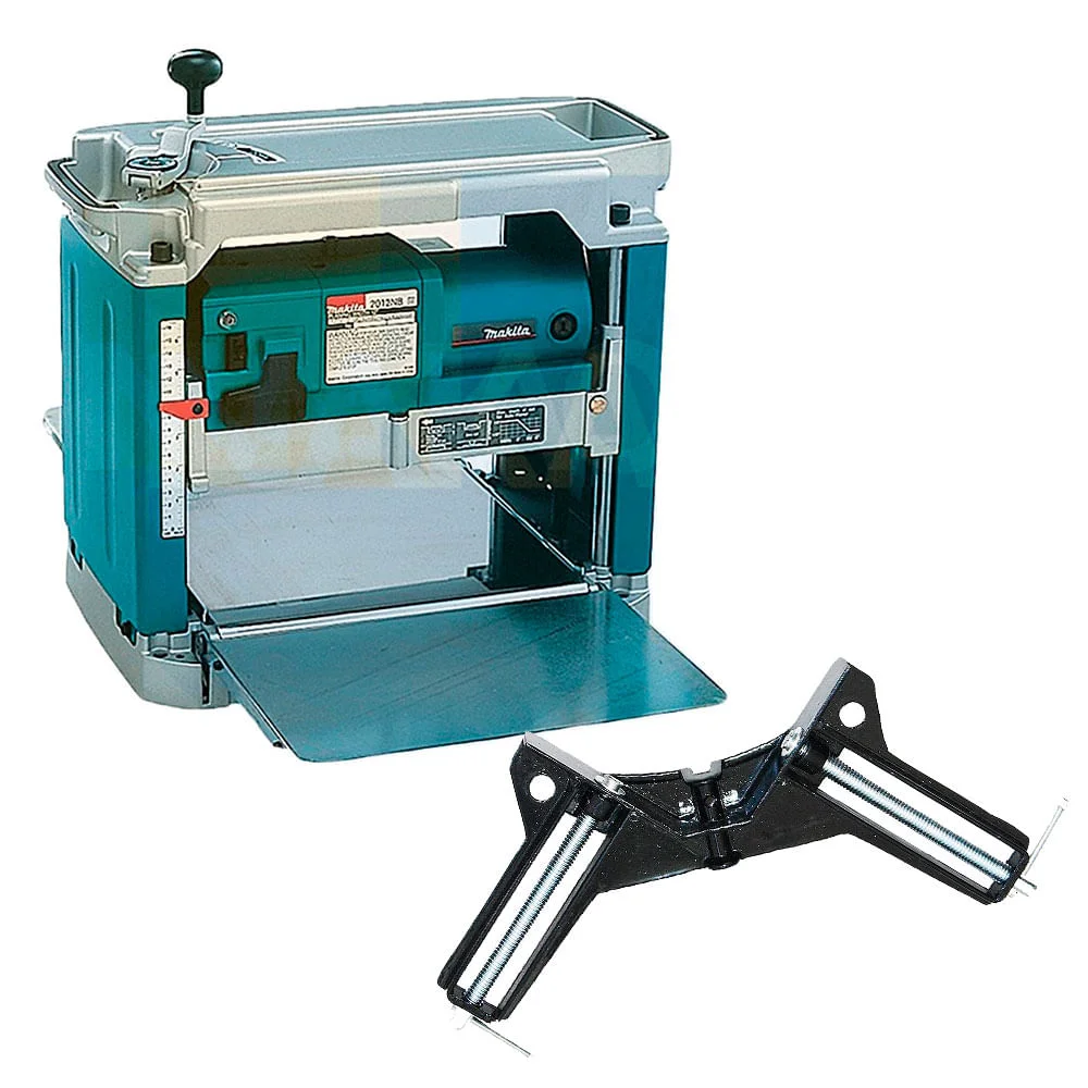 Kit Plaina Desengrosso 2012NB Makita e Sargento Grampo Angular 75mm 203205