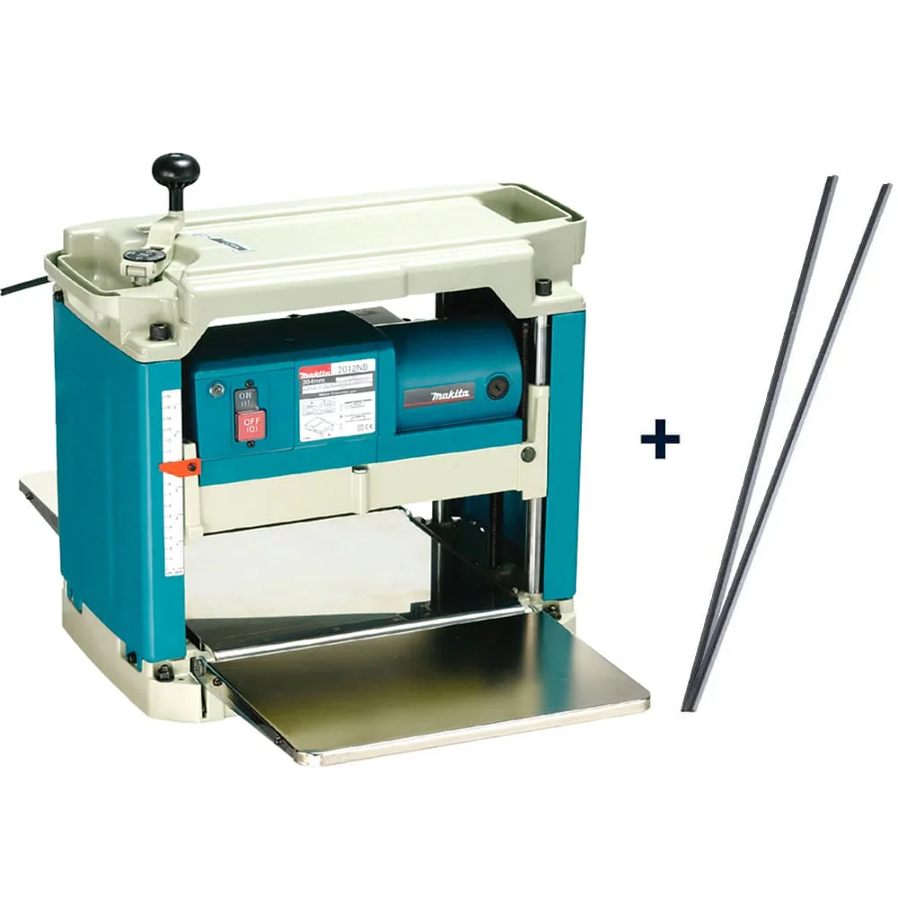 Kit Plaina Desengrosso 304mm 2012NB Makita e Faca para Desengrosso