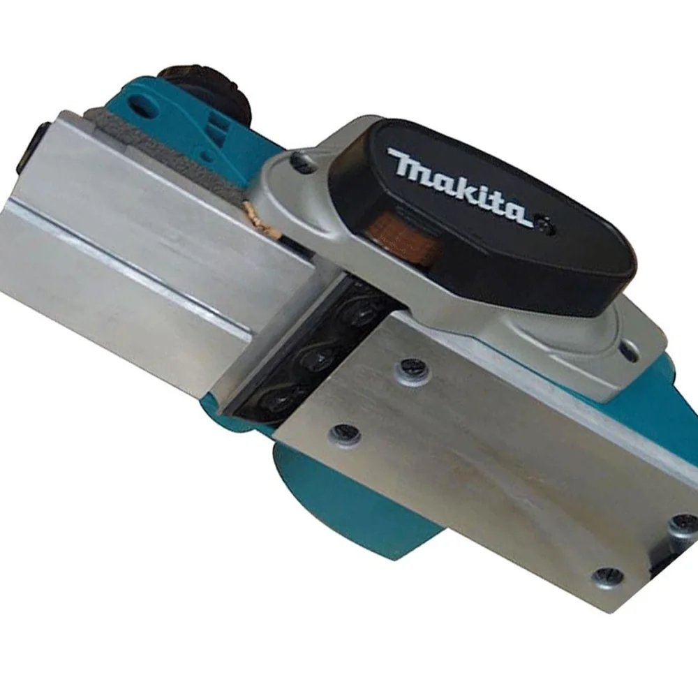 Kit Plaina Elétrica 82mm KP0800 Makita e 2 Facas e Luva e Óculos de Proteção