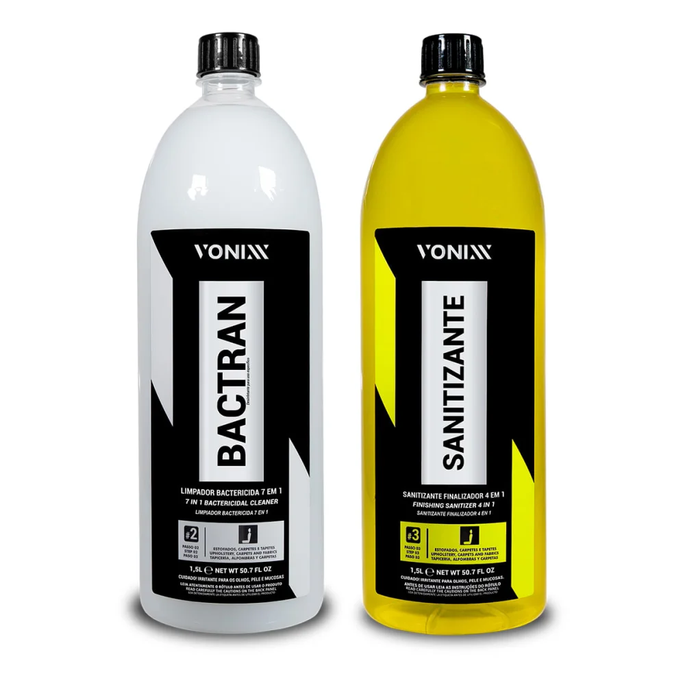 Kit Produto para Extratora Limpeza de Sofá 2011047 Vonixx e Sanitizante 4 em 1