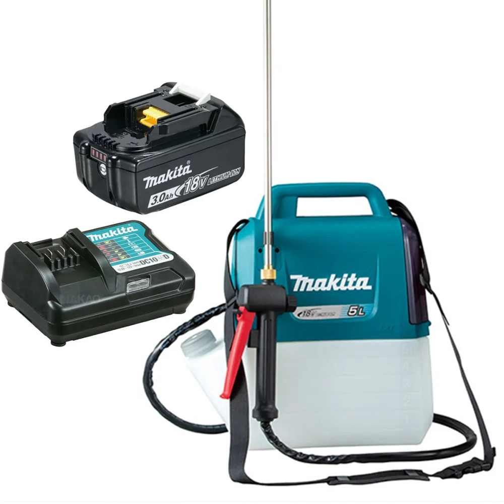 Kit Pulverizador à Bateria DUS054Z Makita e Bateria 18V 3.0Ah e Carregador