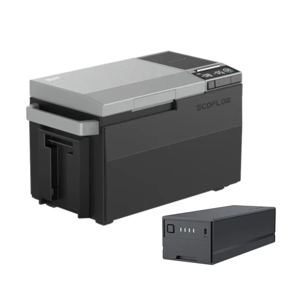 Kit Refrigerador Portátil 38 Litros Glacier Ecoflow e Bateria Plug- 298Wh