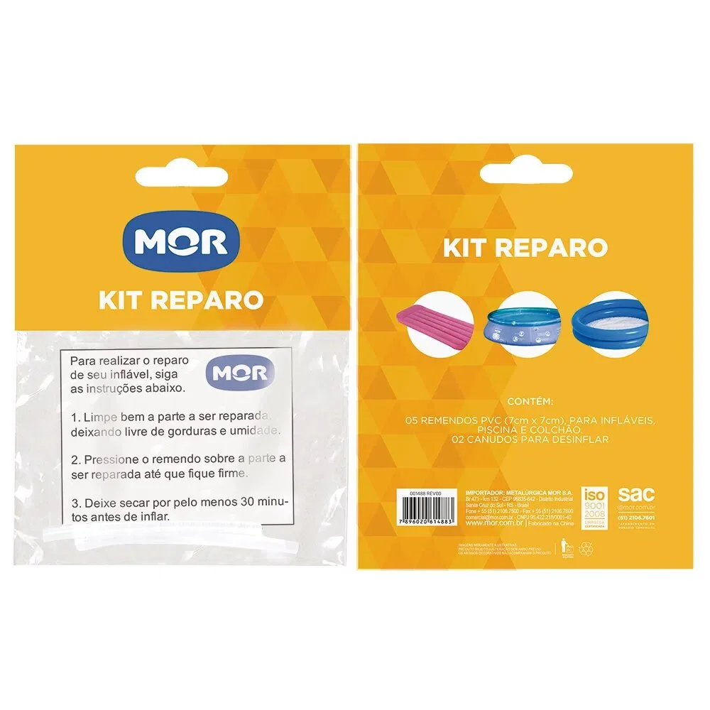 Kit Reparo Piscina e Infláveis 1488 Mor