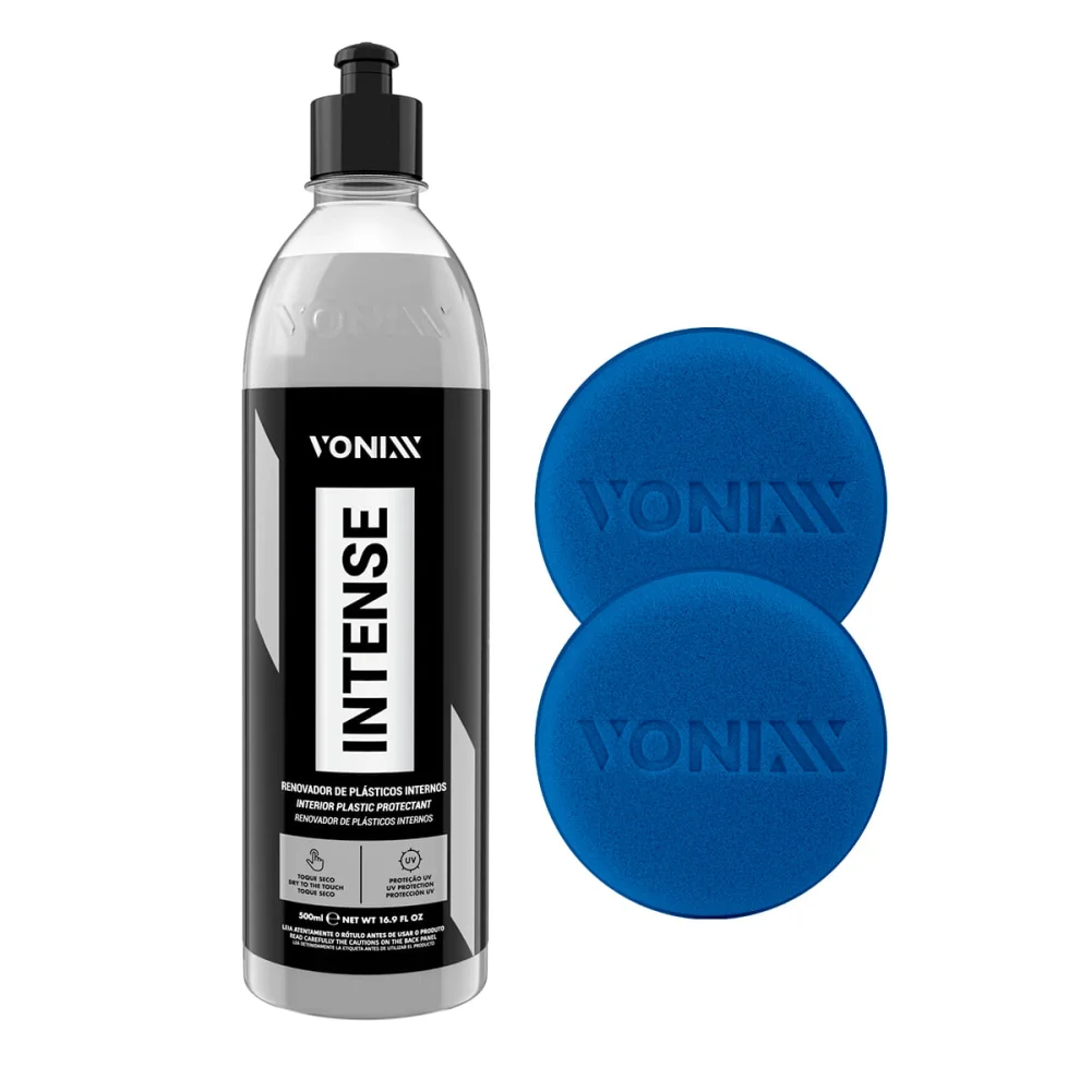 Kit Revitalizador de Plásticos Proteção UV 2009039 Vonixx e 2 Aplicadores 2005001