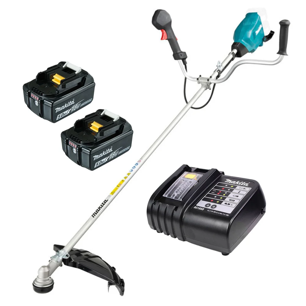 Kit Roçadeira à Bateria 36V DUR369AZ Makita e 2 Baterias e Carregador