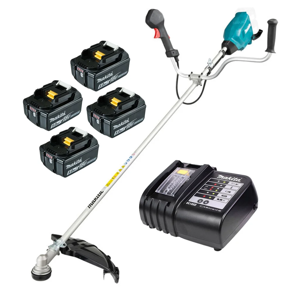 Kit Roçadeira à Bateria 36V DUR369AZ Makita e 4 Baterias e Carregador