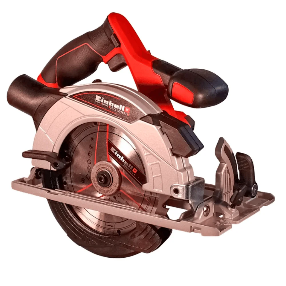 Kit Serra Circular à Bateria Einhell e Carregador e Bateria 18V 2,0AH