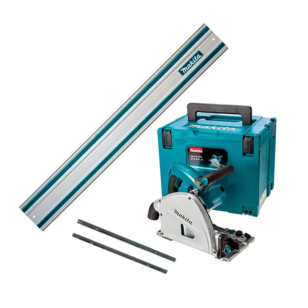 Kit Serra Circular com Maleta SP6000J Makita e 1 Trilho 1.9 metros e 1 Conector