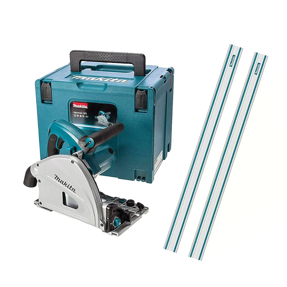 Kit Serra Circular com Maleta SP6000J Makita e 2 Trilhos de 1.5 metros