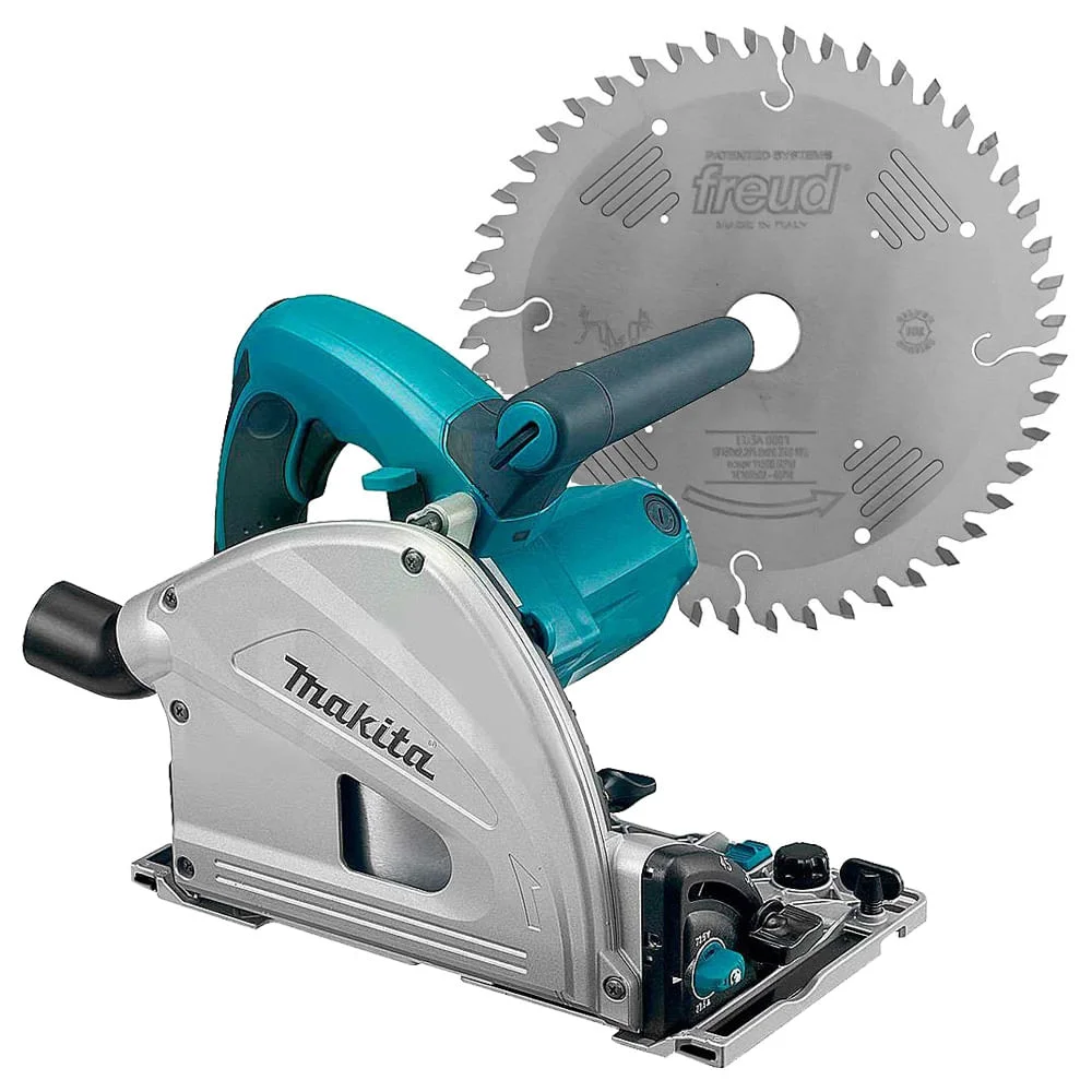 Kit Serra Circular de Trilho SP6000 Makita e Disco de Serra Painéis Bilaminados 220 Volts