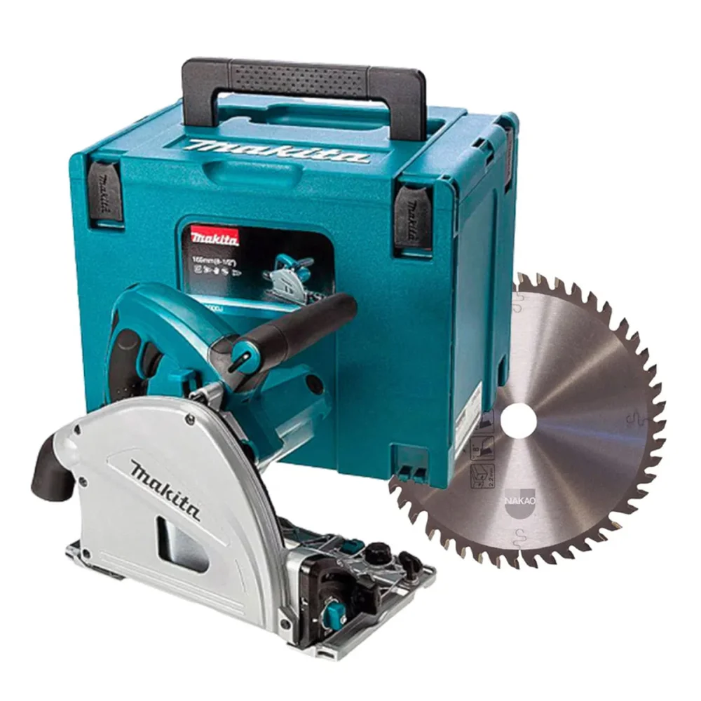 Kit Serra Circular de Trilho SP6000J Makita 2Trilhos1M 2Sargentos Bolsa Conector