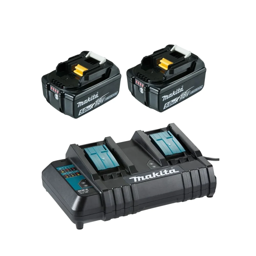 Kit Serra Circular DSP600Z Makita 2 Baterias e Carregador e Trilho de 1.5M e 2Sargentos