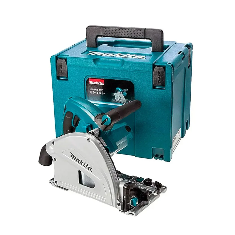Kit Serra Circular Maleta SP6000J Makita 3Trilhos1m Conectores 2Sargentos Disco