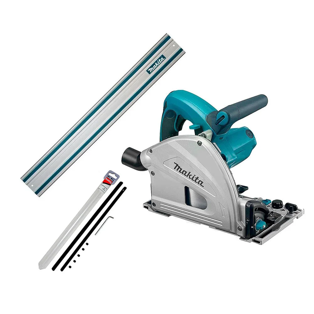 Kit Serra Circular SP6000 Makita e 1 Trilho 1.9 metros e 1 Conector