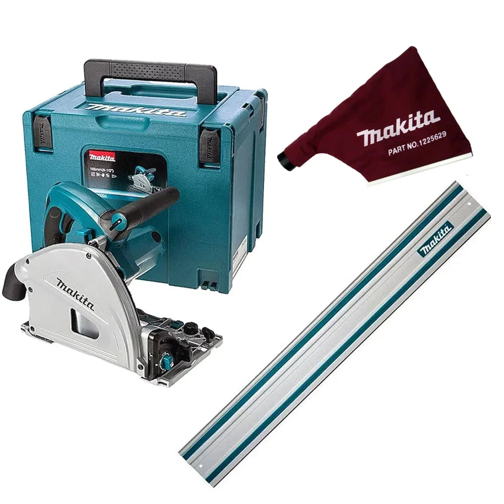 Kit Serra Circular SP6000J Makita e Trilho de 1.9 Metros e Coletor