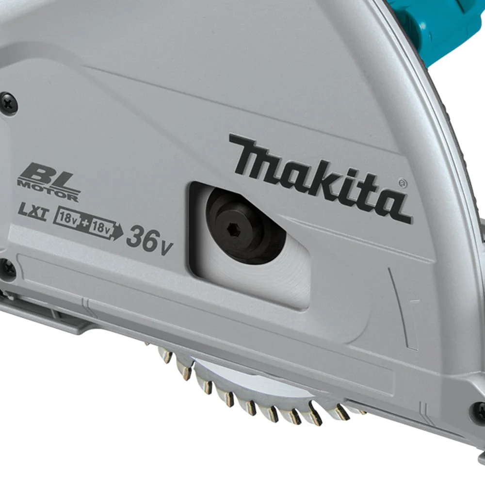 Kit Serra Circular Trilho DSP601ZU Makita 2 Baterias BL1830 e Carregador DC18SD