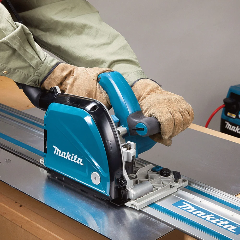 Kit Serra Fresadora de Alumínio CA5000XJ Makita 3Trilhos1M 2Conectores 2Sargentos