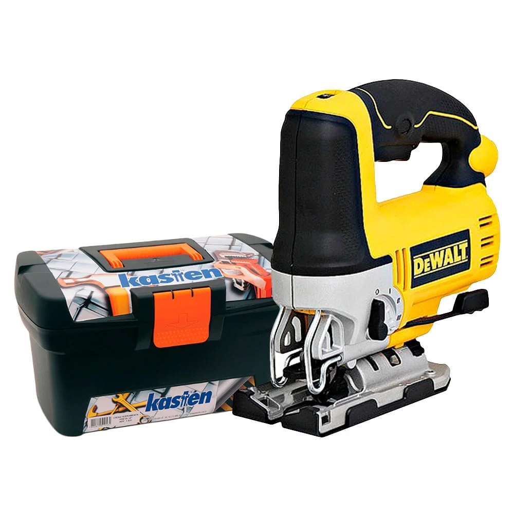 Kit Serra Tico Tico DW300 - DeWalt + Caixa de Ferramentas 16 1931- Kasten