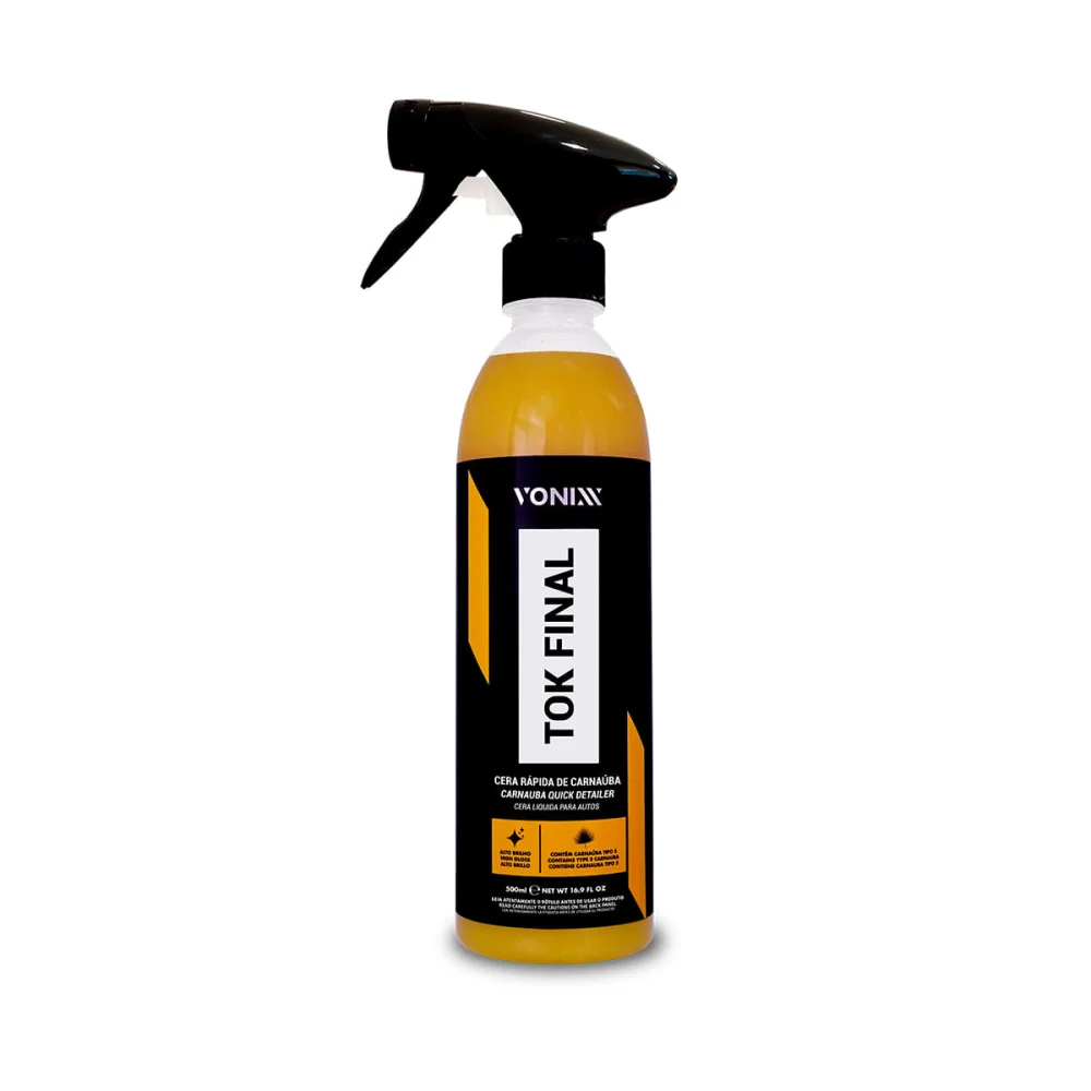 Kit Shampoo Automotivo Concentrado 2011069 e Tok Final Cera Líquida Carnaúba