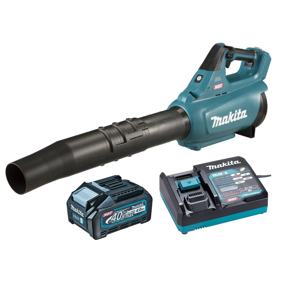 Kit Soprador à Bateria UB001GZ Makita e Bateria 40V 4.0Ah e Carregador DC40RA