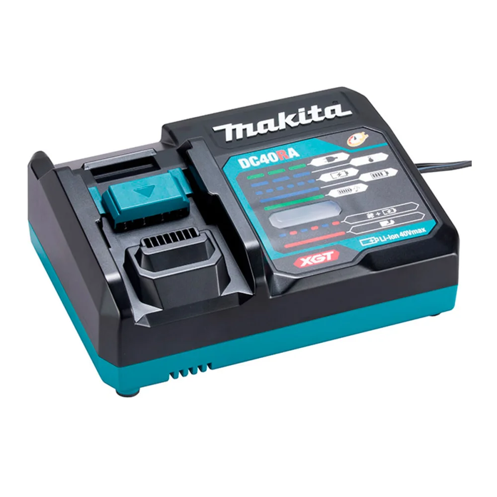 Kit Soprador Costal UB002CZ Makita e Bateria 4.0Ah 40V e Carregador DC40RA