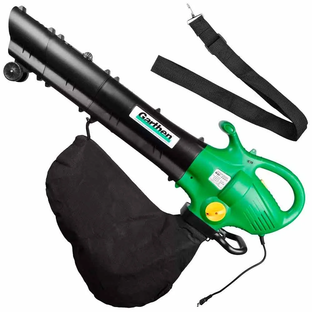 Kit Soprador e Sugador de Folhas e Triturador Resíduos Orgânicos Galhos Garthen