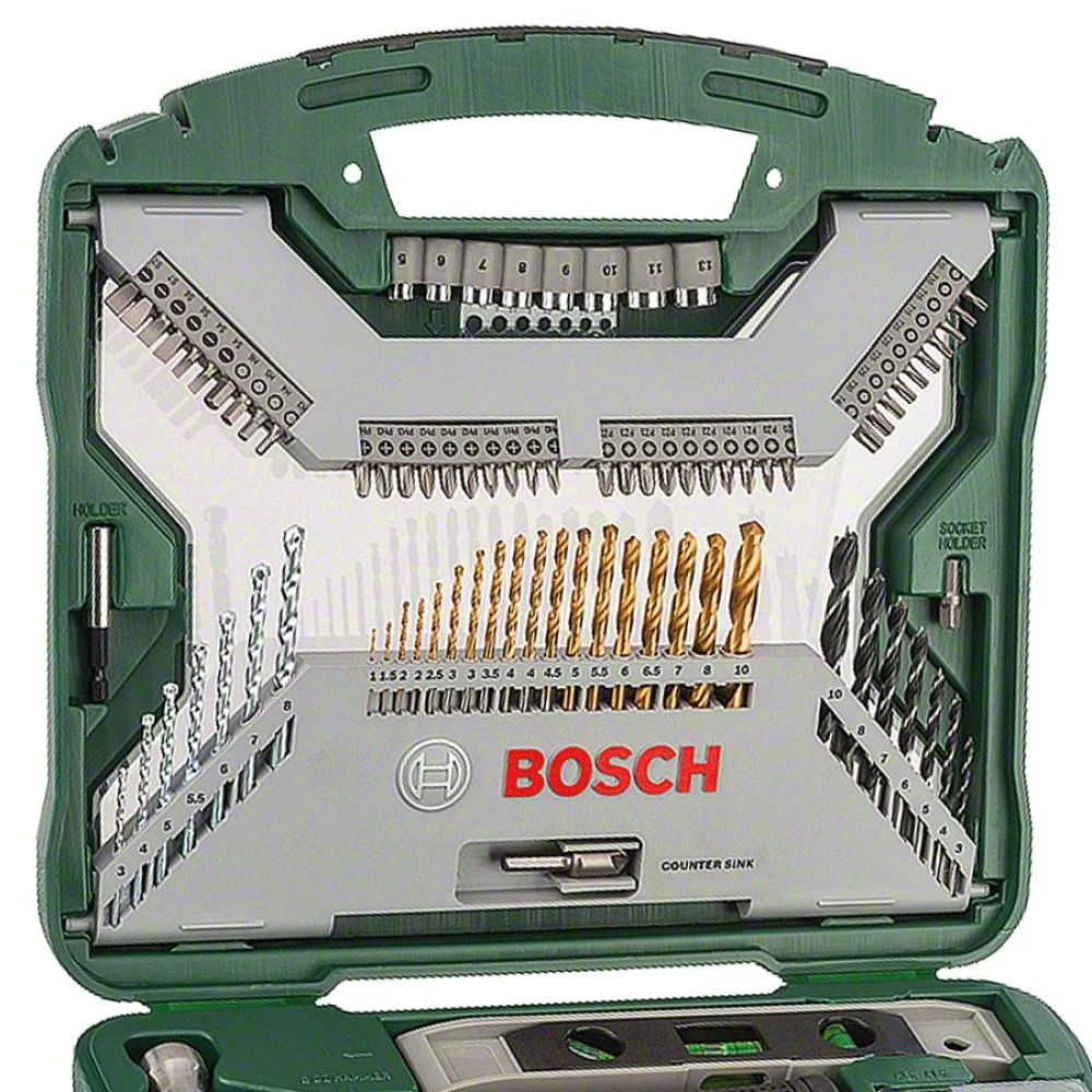 Kit Titanium de Ferramentas e Acessórios 103 Peç X-Line Bosch
